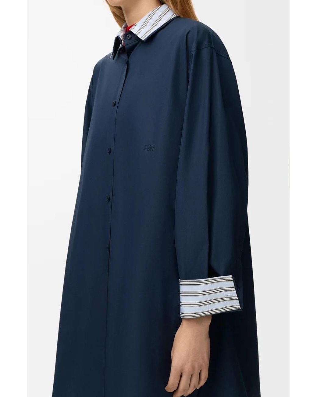 Loewe Blue Shirt Dress