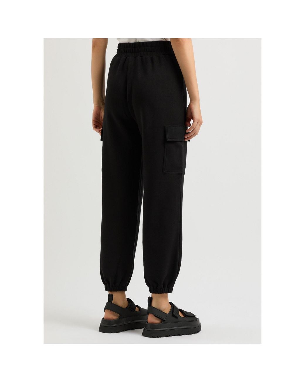 Varley Black High-Waisted Cargo Joggers