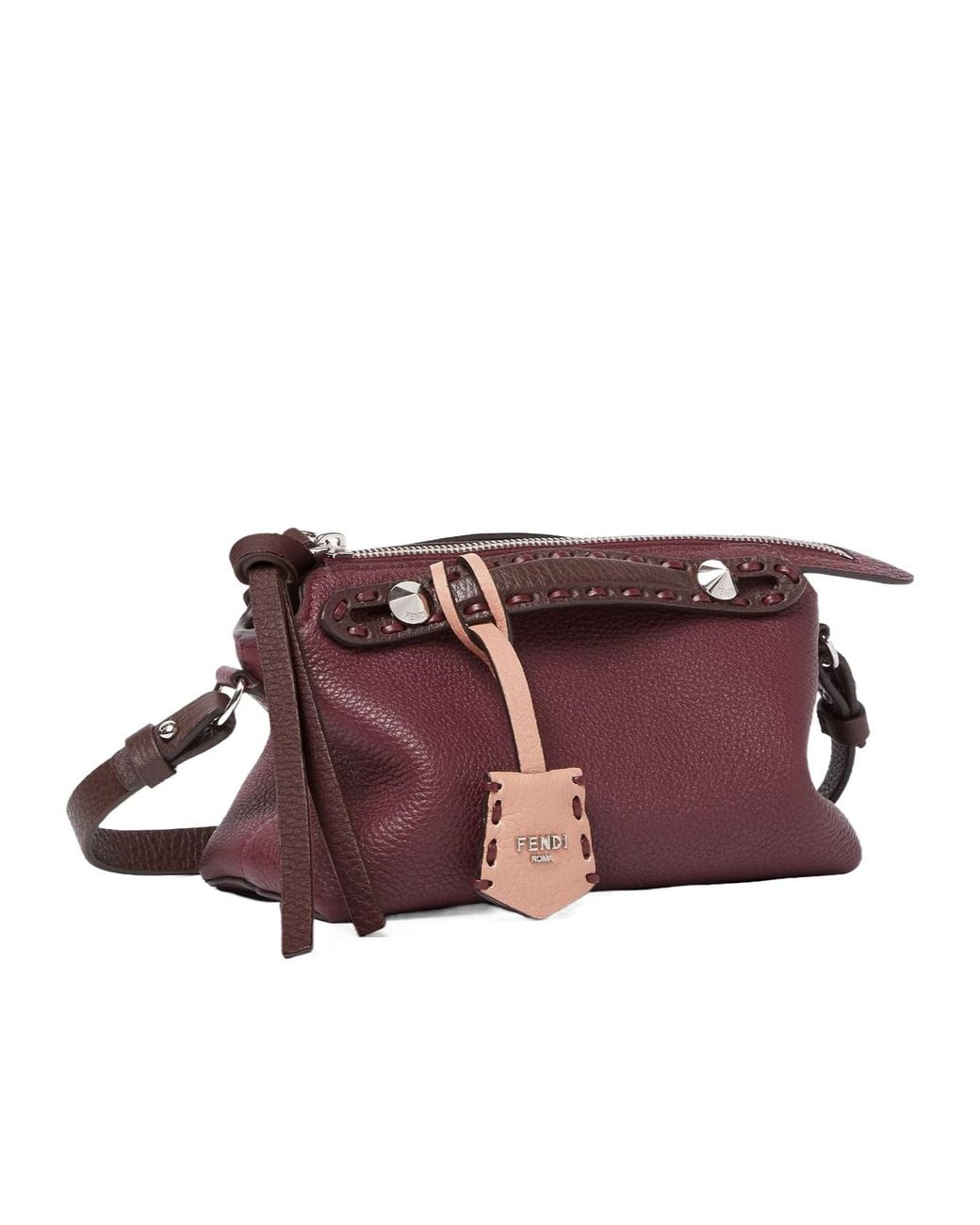 Fendi Purple By The Way Selleria Mini Tote Bag
