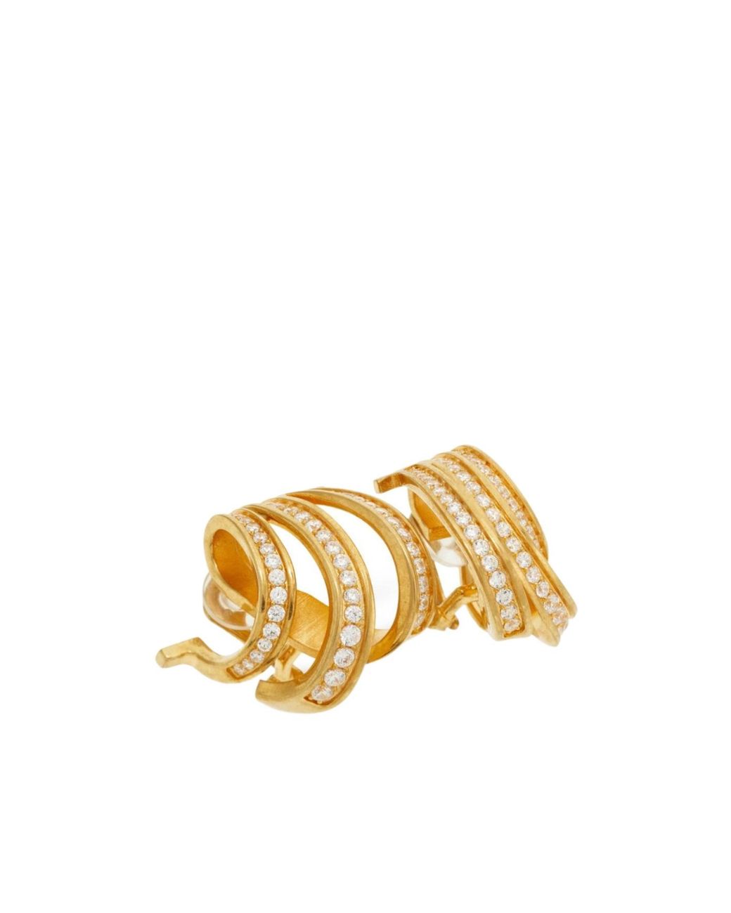 Ferragamo Metallic Clip-On Earrings
