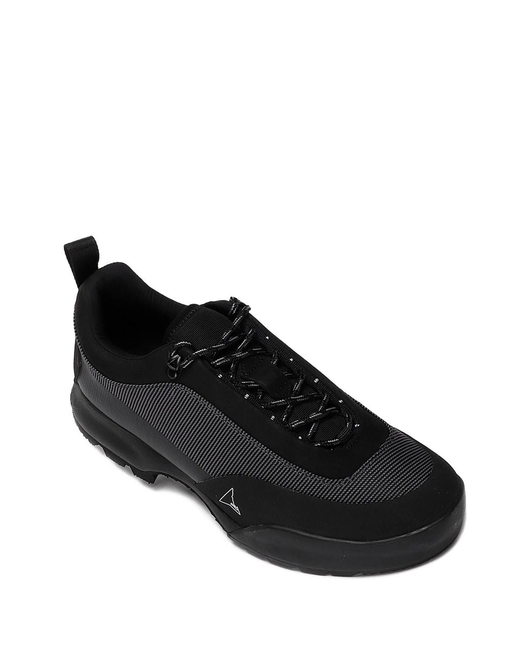Roa Black Lace-Up Sneakers for men