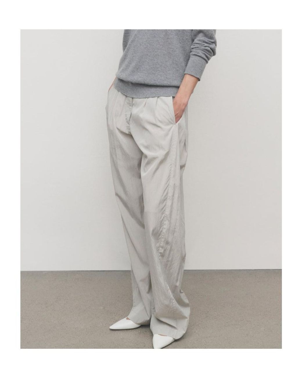 The Row Gray Iven Pants