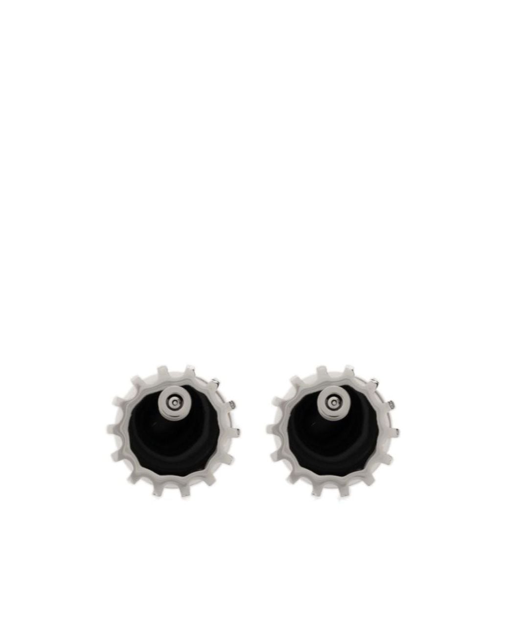 Marni White Pearl Detailed Stud Earrings