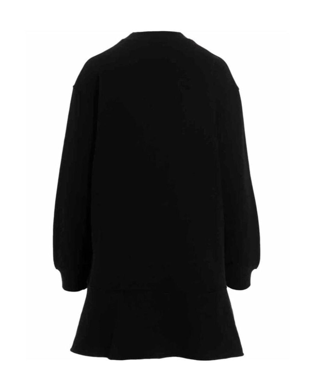 Moschino Black Teddy Bear-Print Sweatshirt Dress