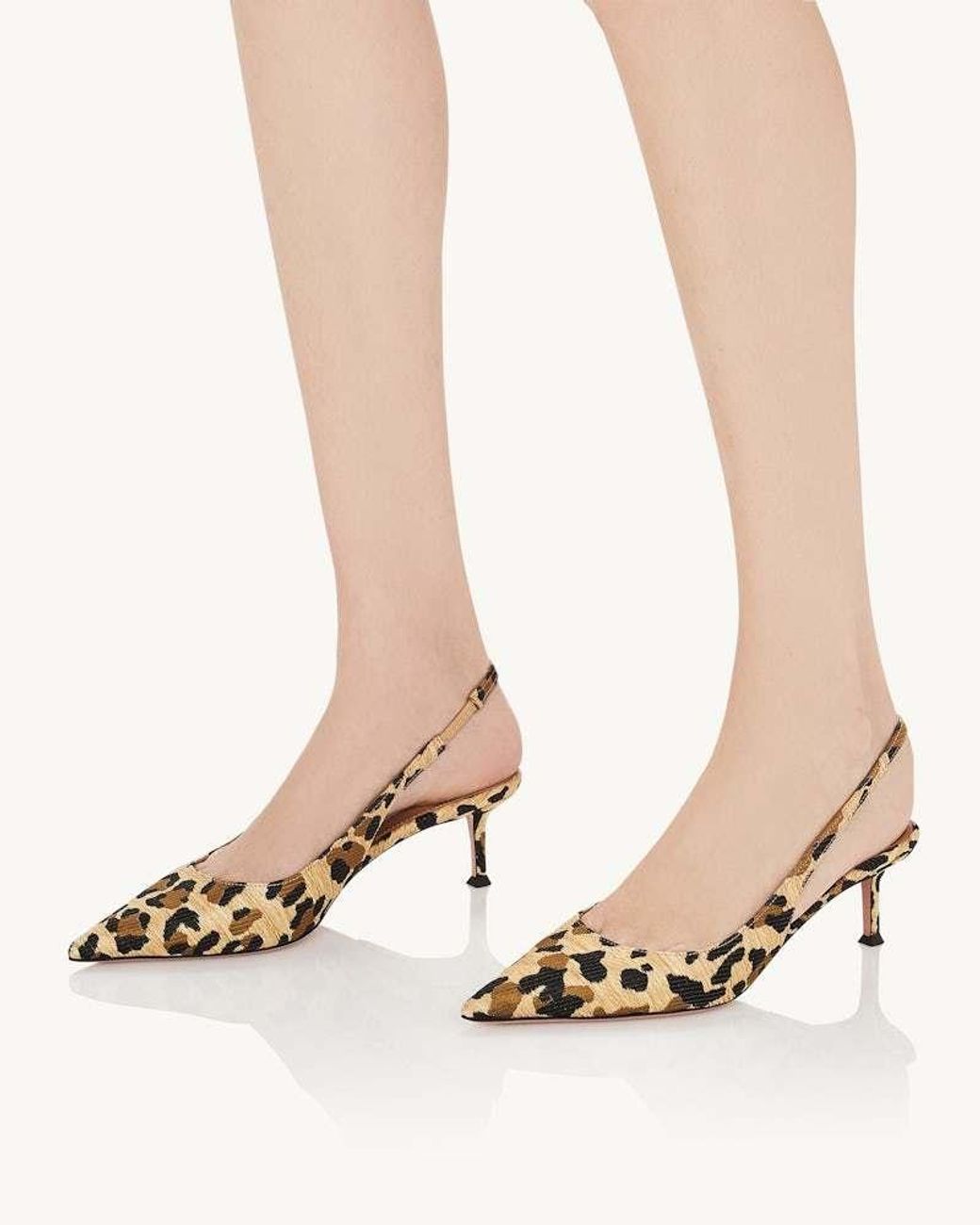 Aquazzura Metallic New Purist Sling Pumps