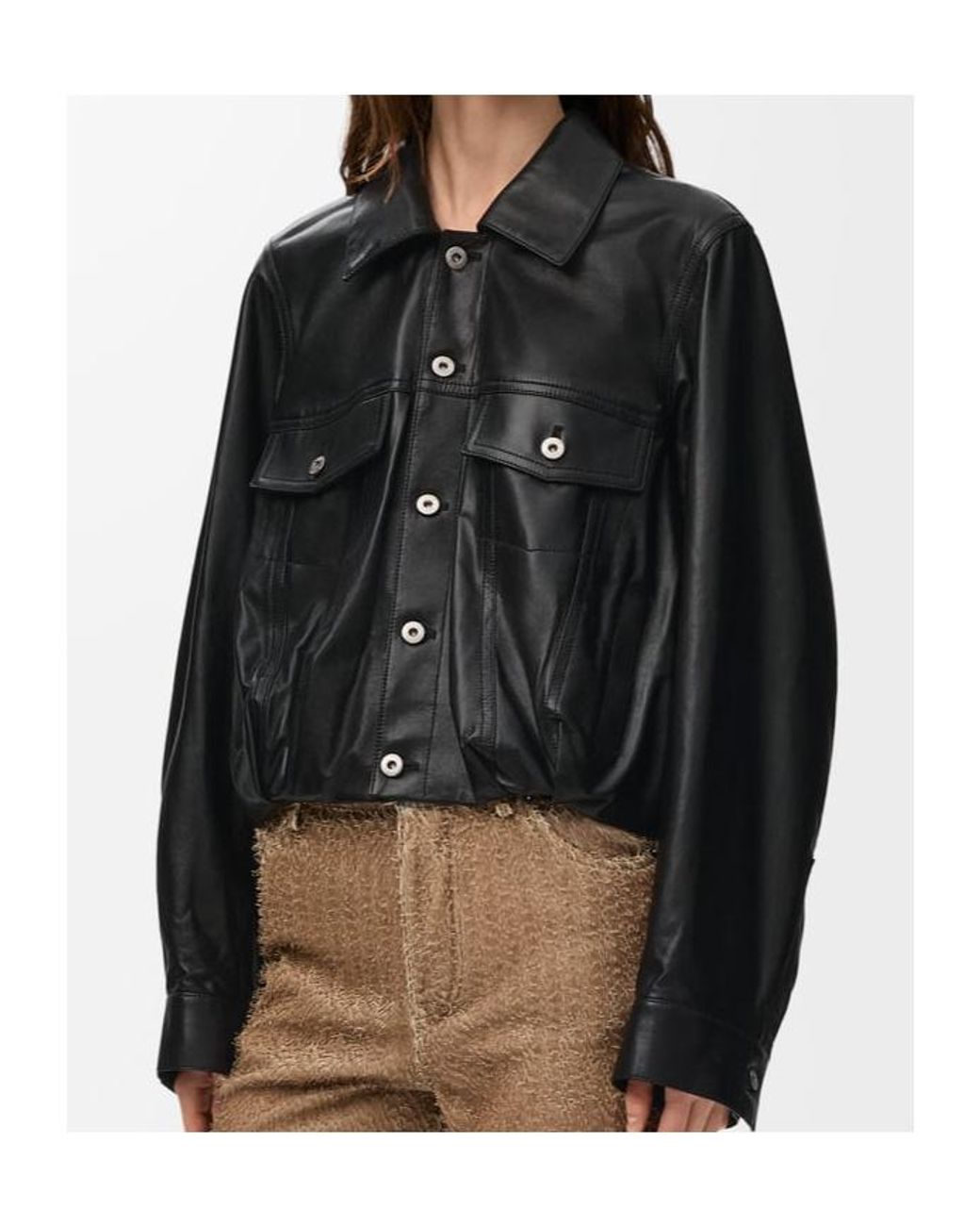 Loewe Black クロップド ジャケット