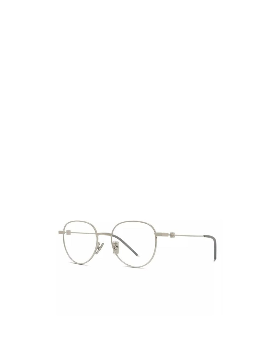 Givenchy White Round-Frame Glasses for men