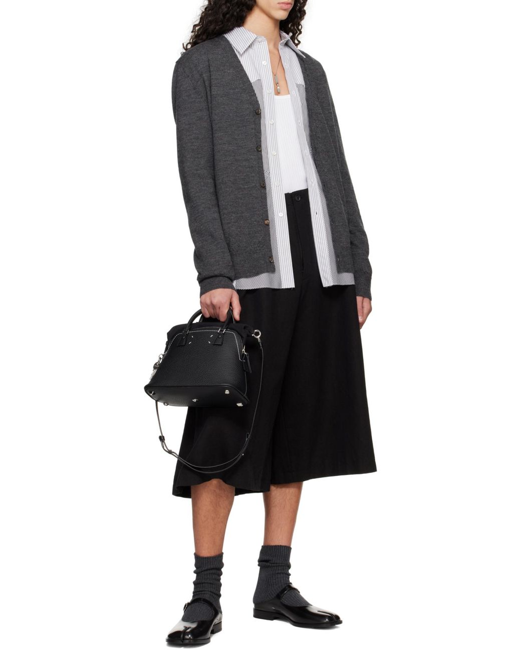 Maison Margiela Black 5Ac Classique Mini Tote Bag