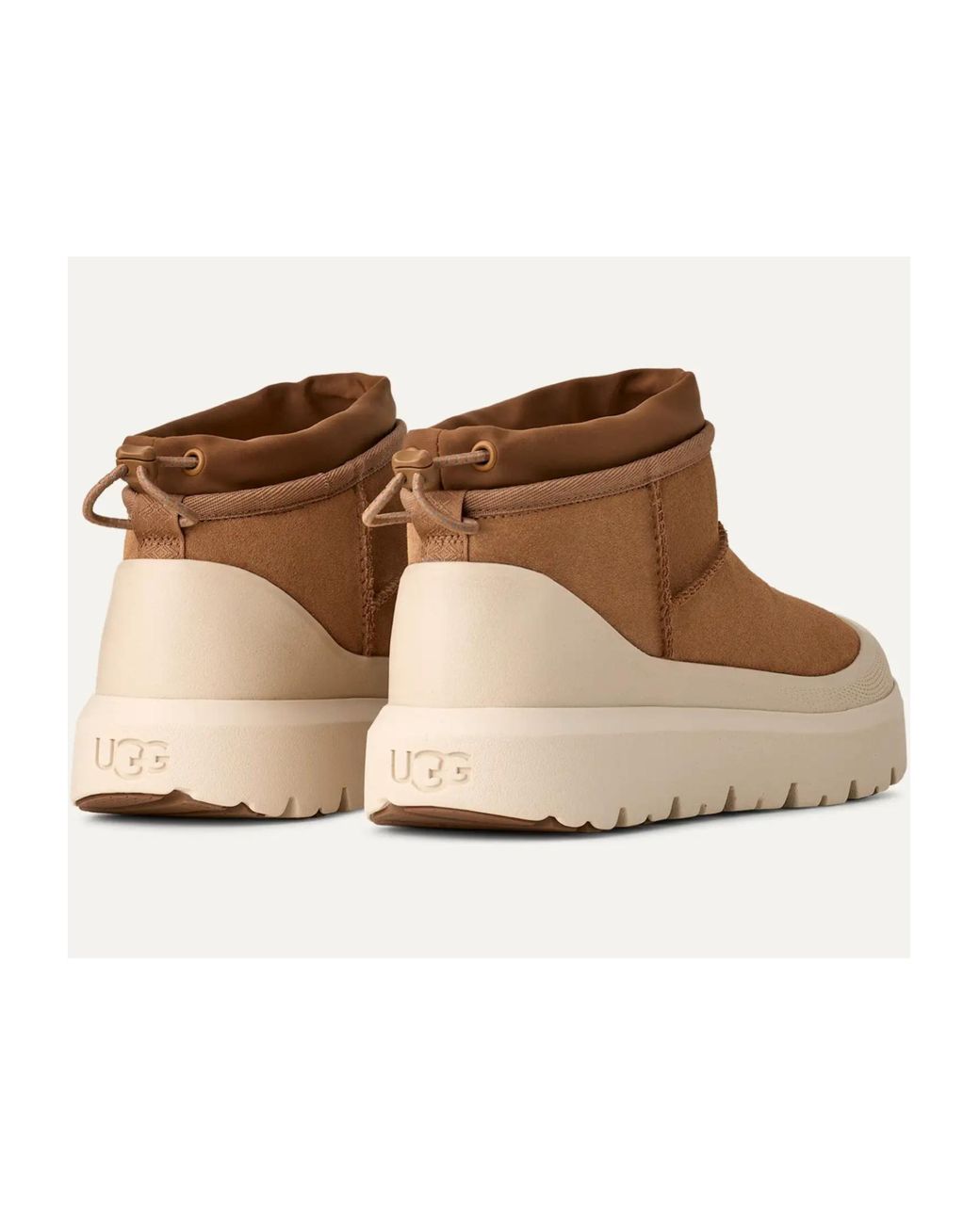 Ugg Brown Classic Ultra Mini Weather Hybrid Boots for men