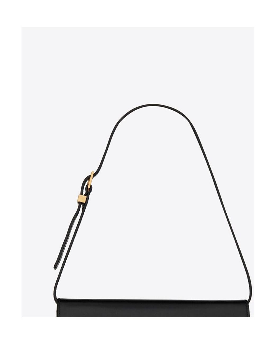 Saint Laurent Black Manhattan Small Shoulder Bag