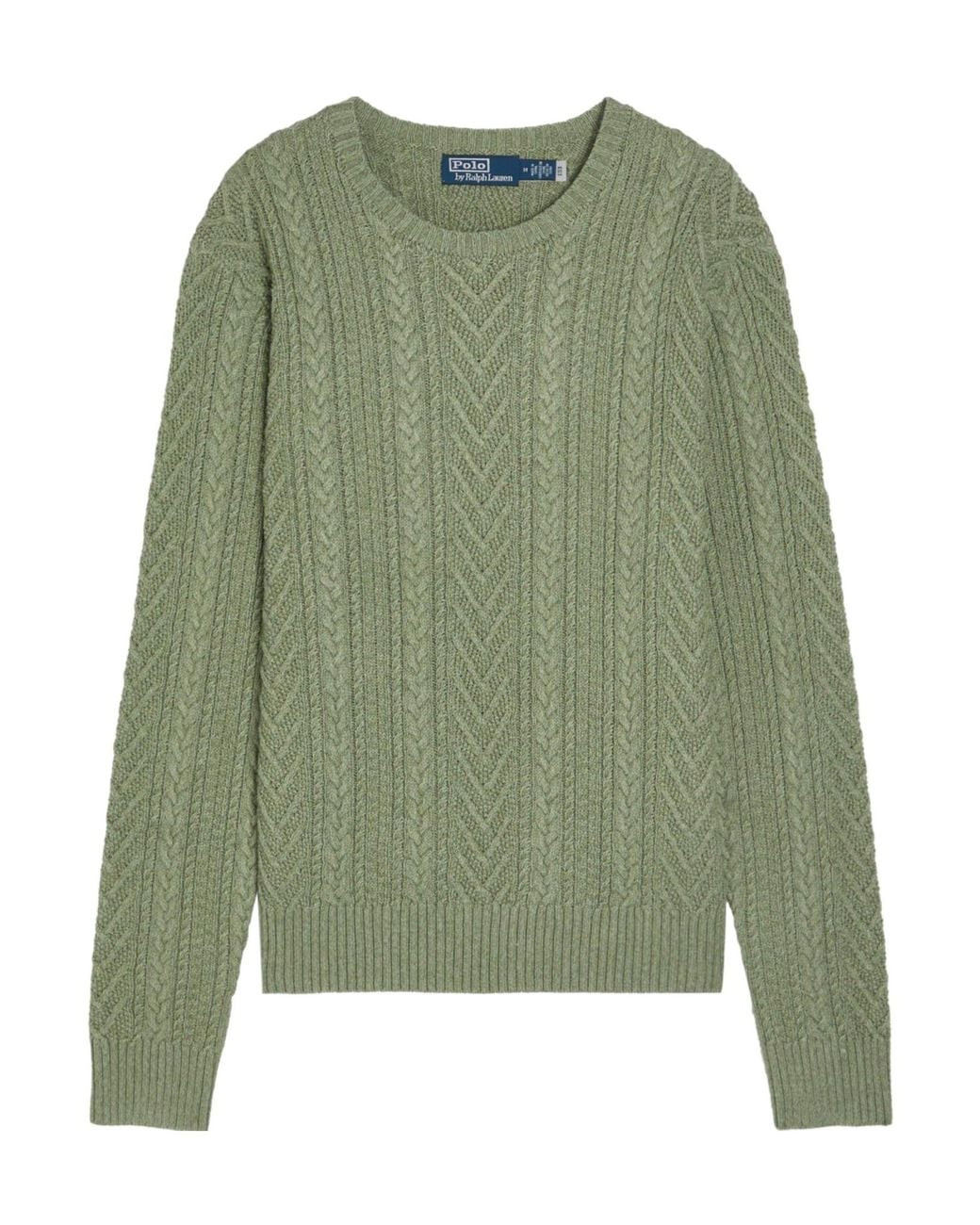 Polo Ralph Lauren Green Simple Cotton And Linen Knitted Sweater for men