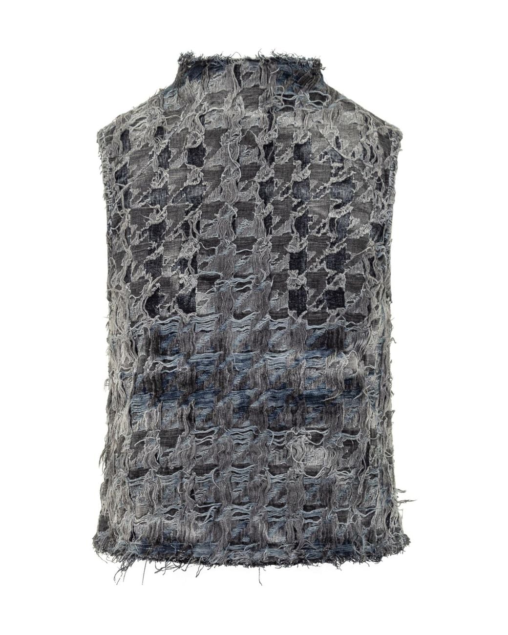DIESEL Gray De-Tapi-Fsh1 Sleeveless Top