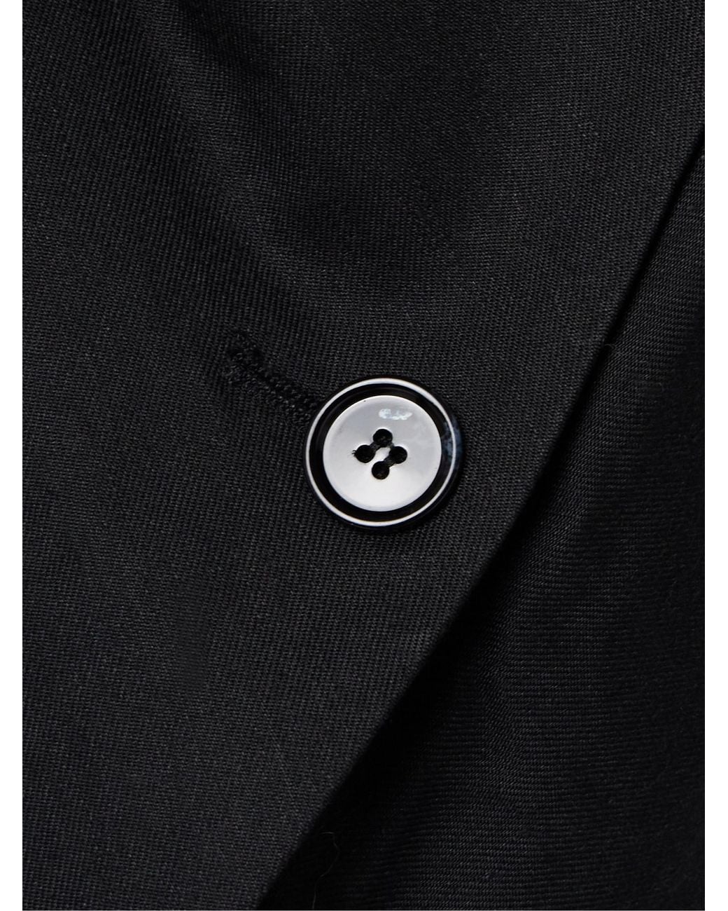 Acne Black Blazer-Style Top