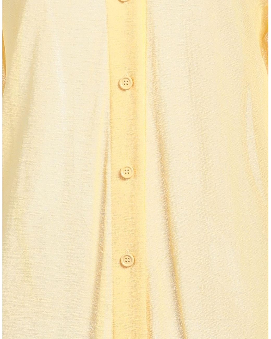 Burberry Yellow Long Sleeve Shirt