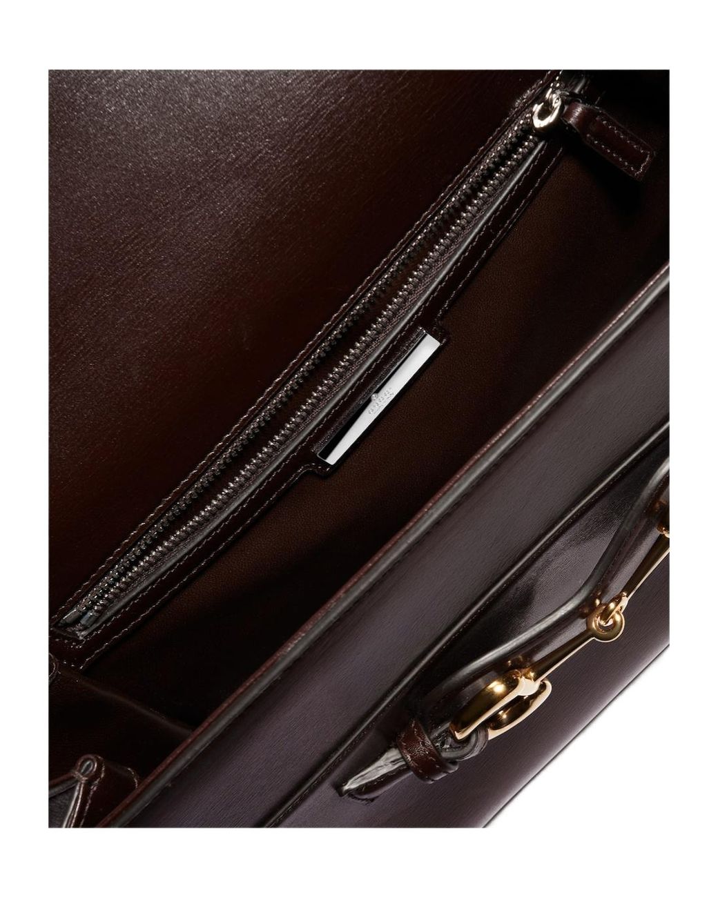 Gucci Brown Horsebit Duomo Medium Top Handle Bag