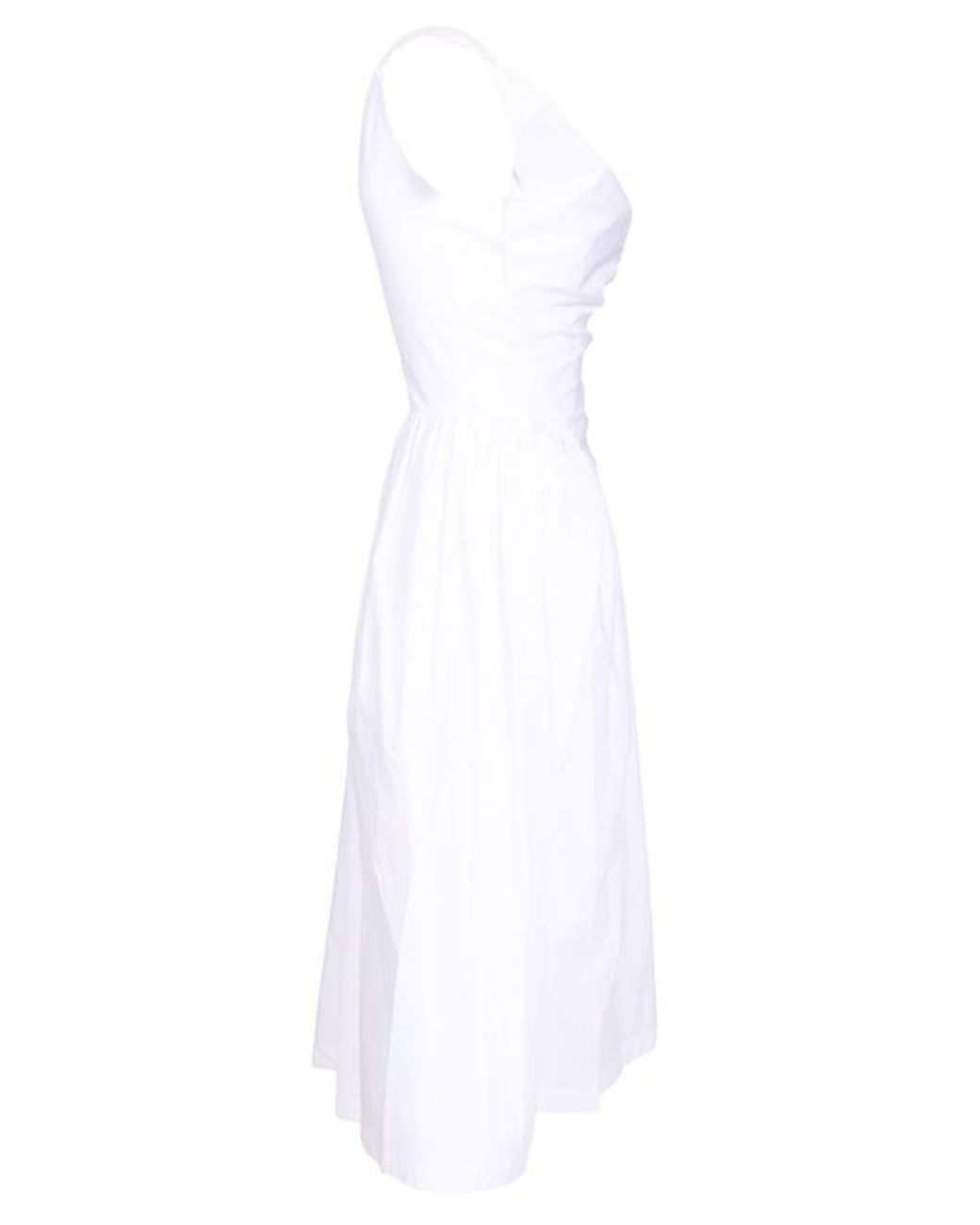 Vivienne Westwood White Sunday Draped Midi Dress