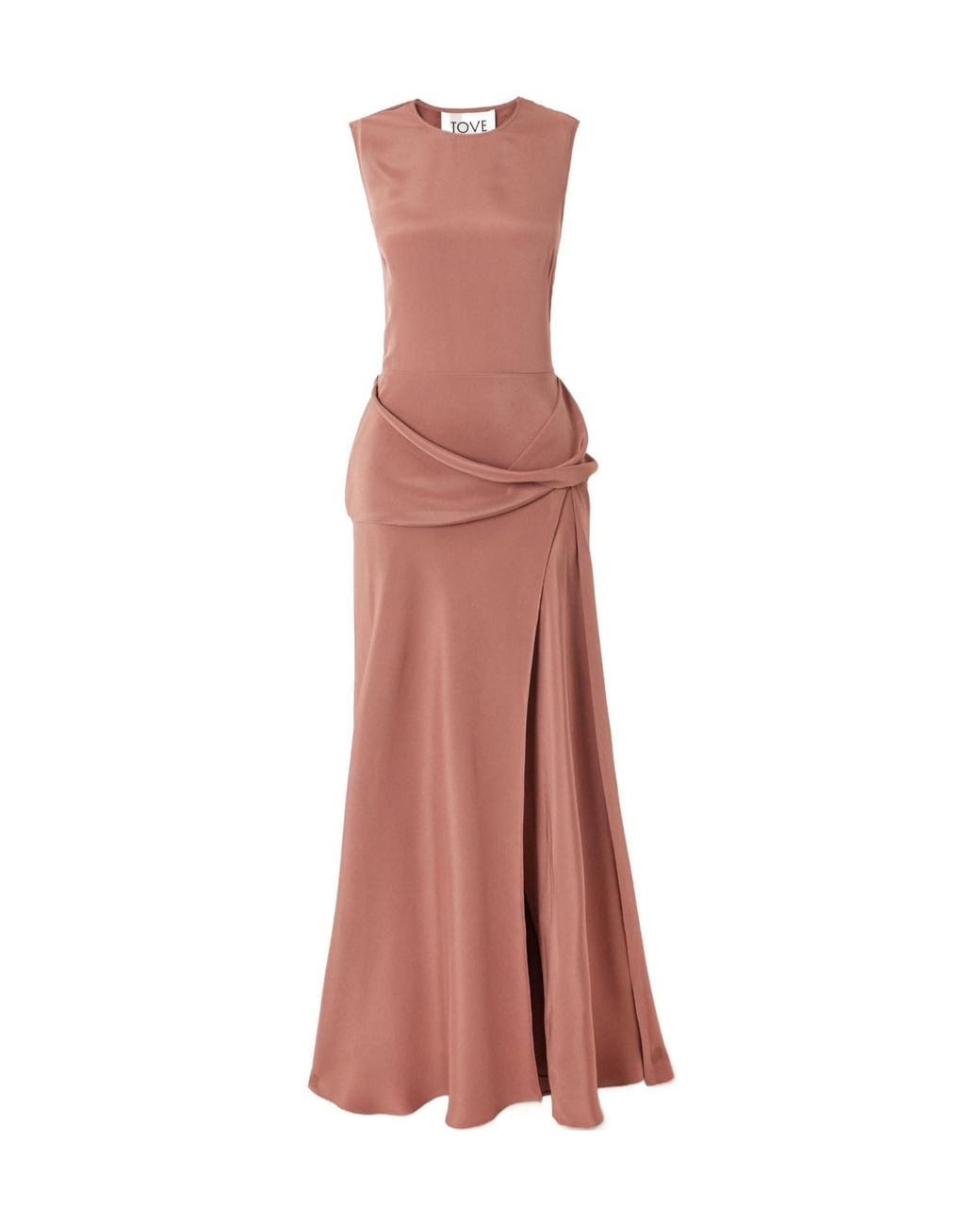 TOVE Pink Satin Dress