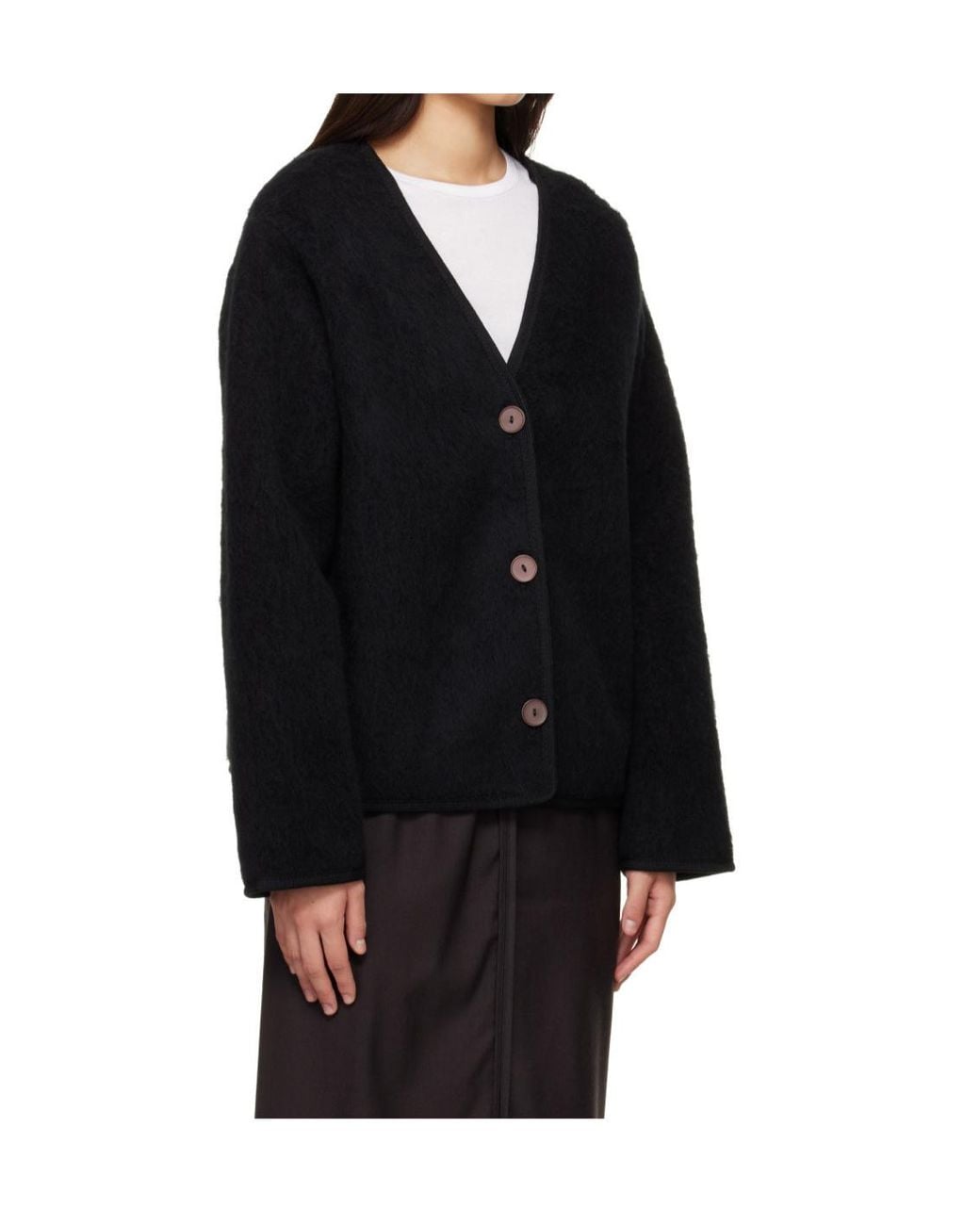 Baserange Black Long-Sleeved Jacket