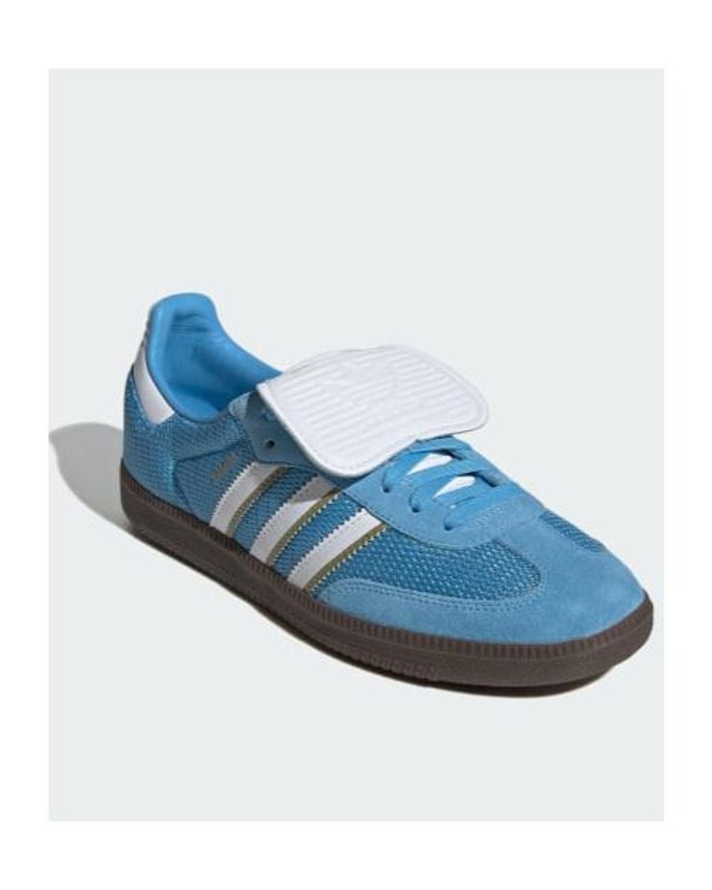 Adidas Originals Blue Samba Og Low-Top Sneakers