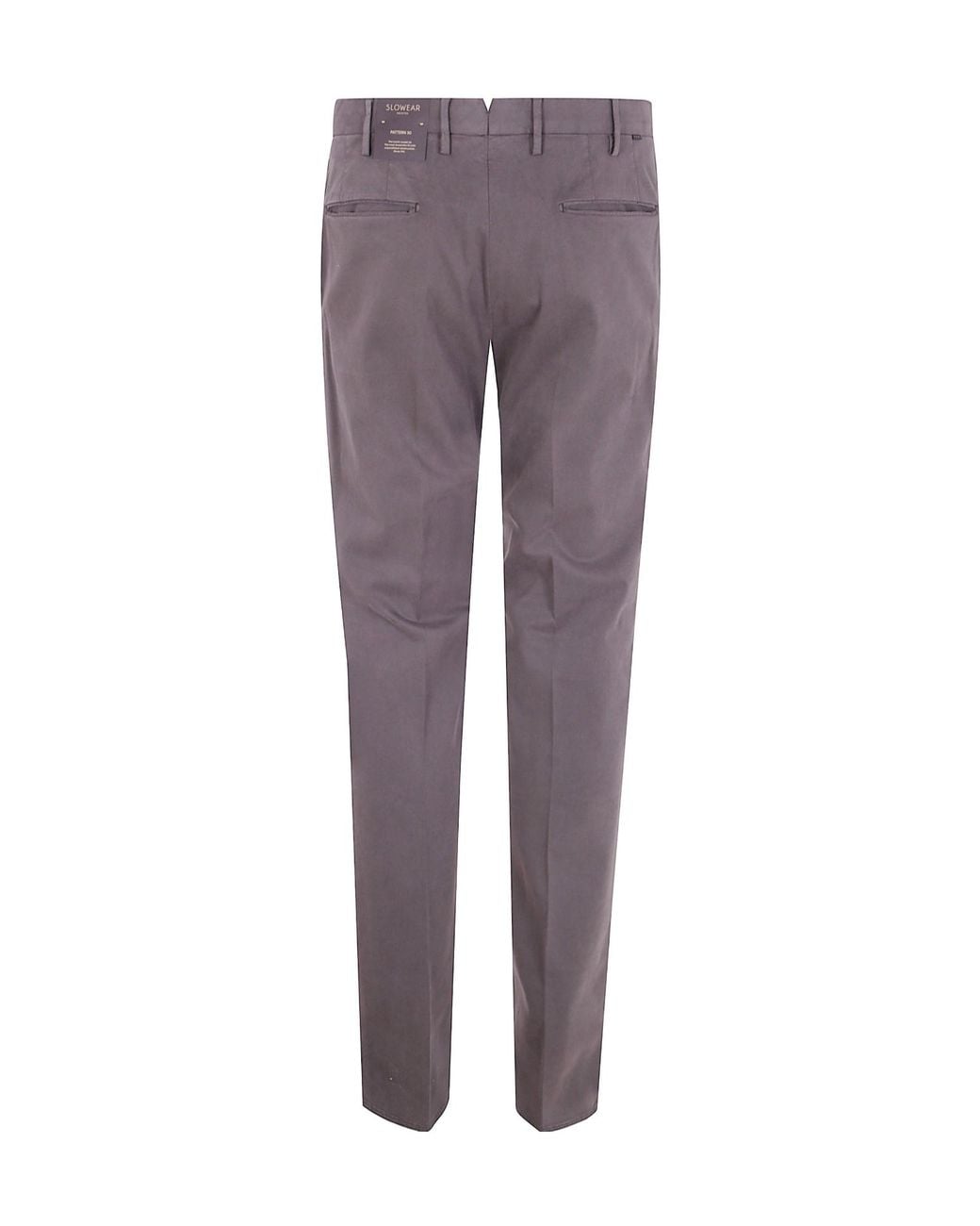 Incotex Gray Cotton Trousers for men