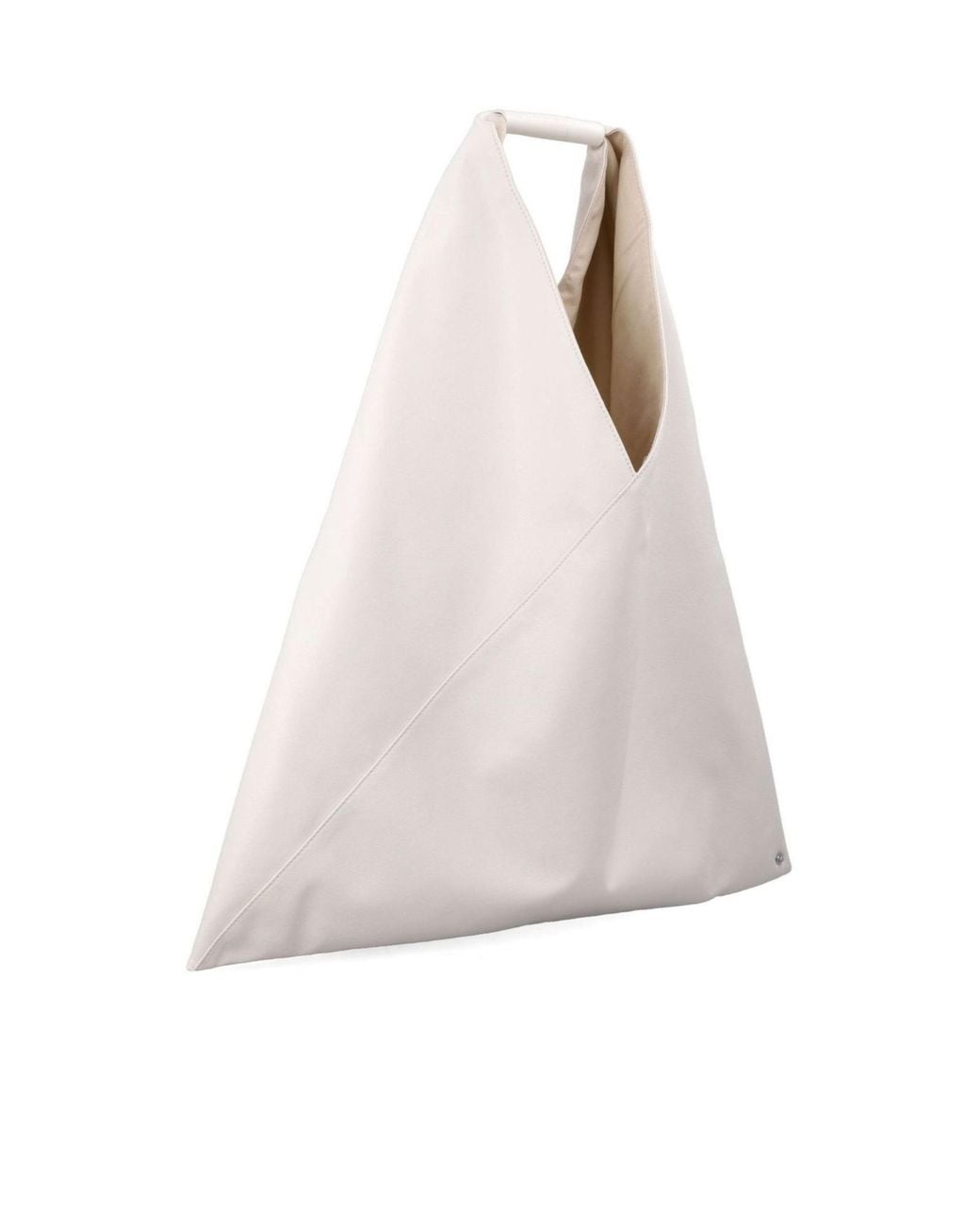 MM6 by Maison Margiela White Japanese Logo Detailed Tote Bag