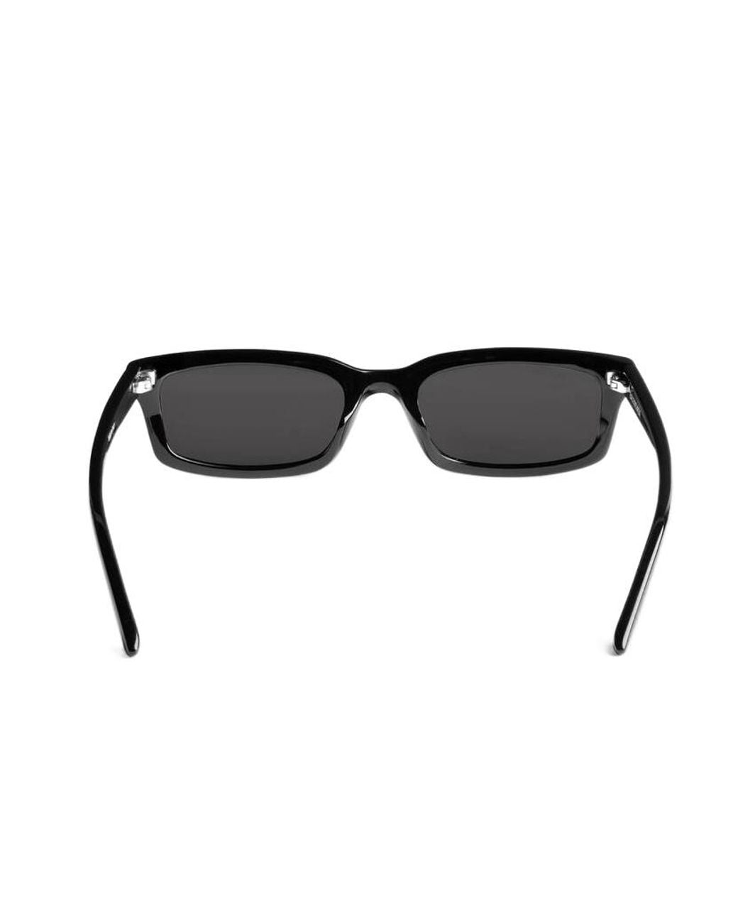 Balenciaga White Daily Rectangle Sunglasses for men