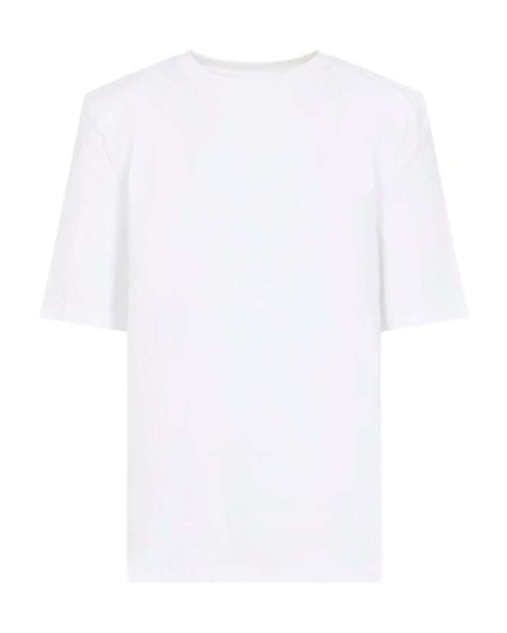 Frankie Shop White Cotton T-Shirt
