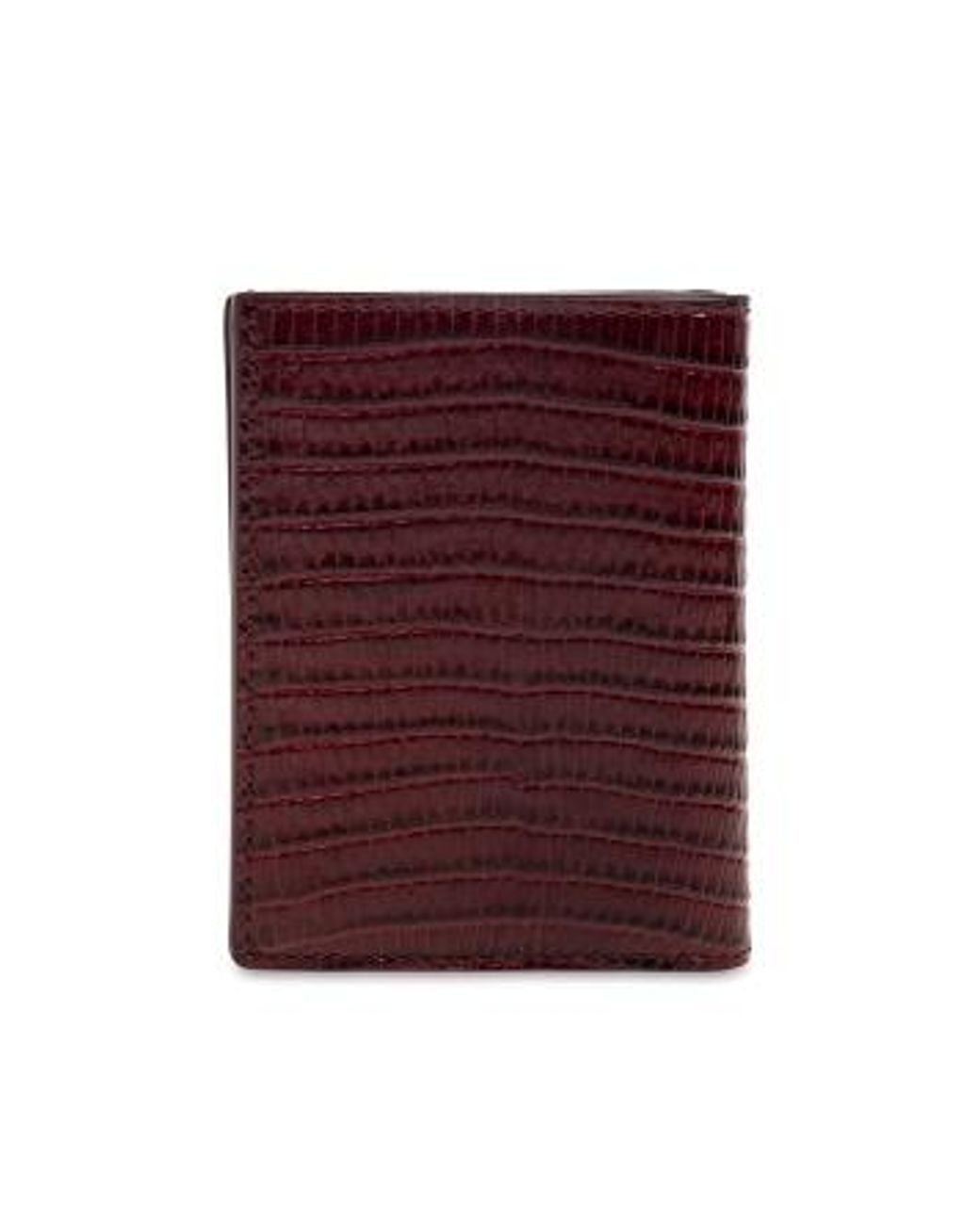 Tom Ford Purple Embossed Bi-Fold Wallet for men