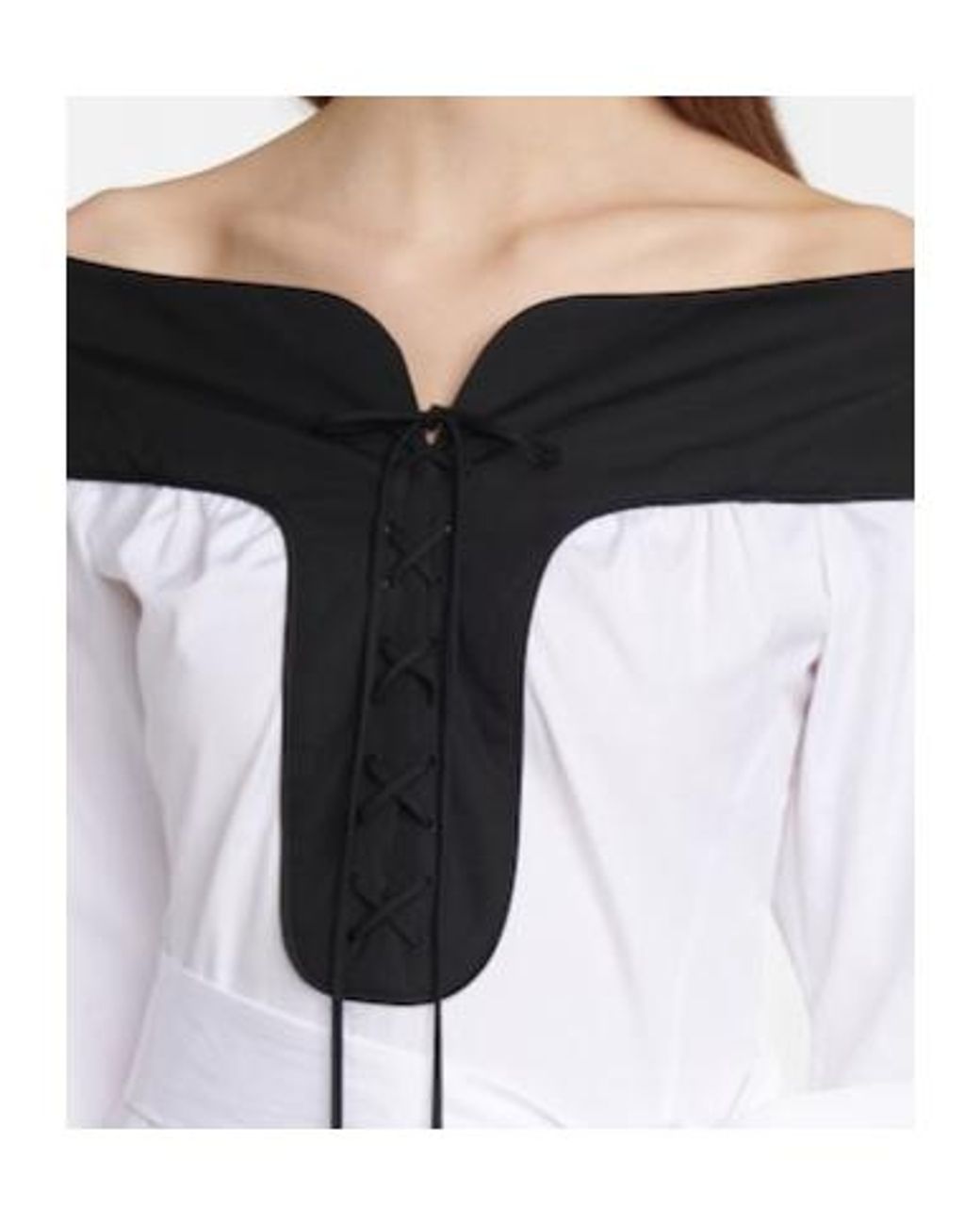 Gabriela Hearst White Elias Off-Shoulder Cotton Midi Dress