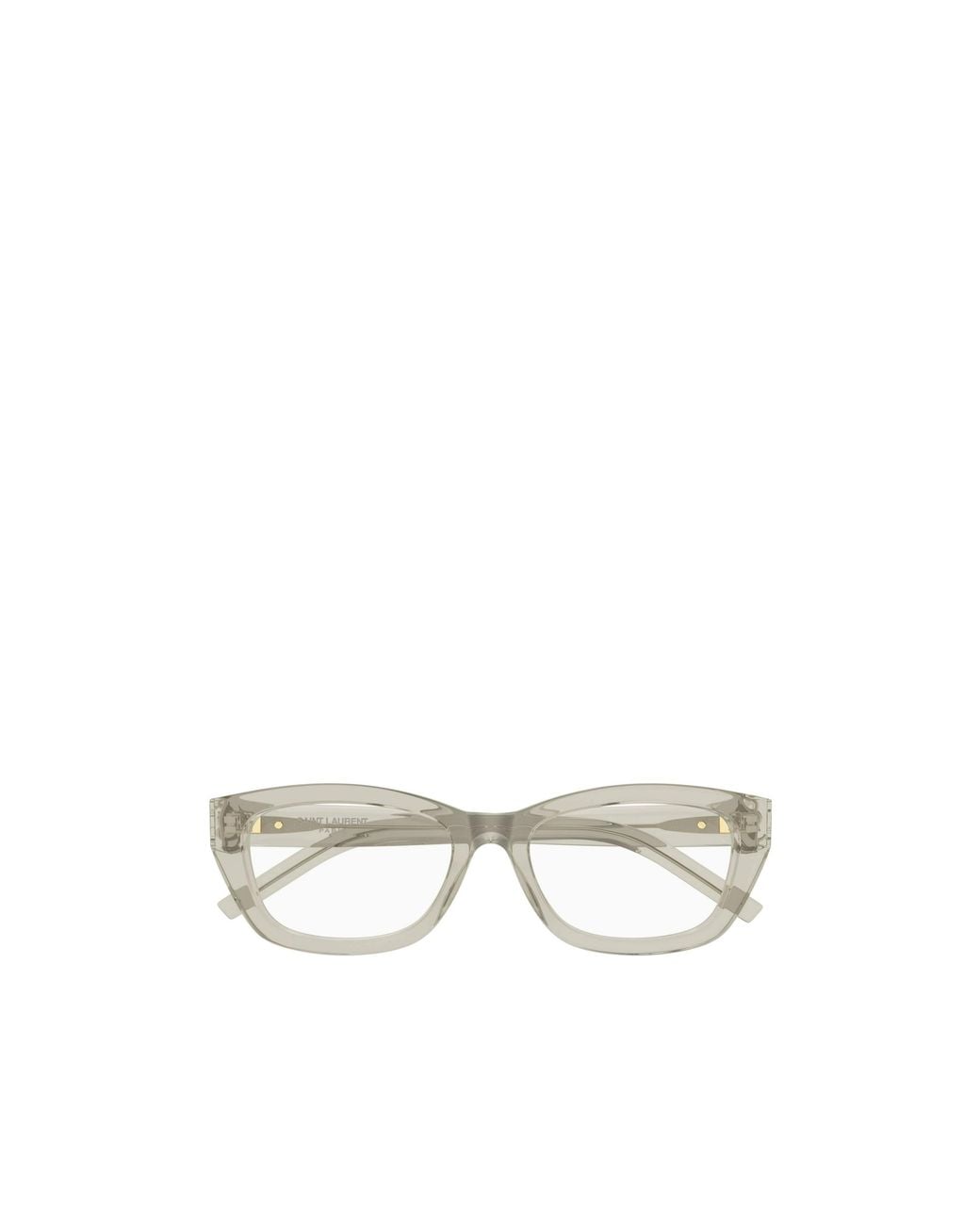 Saint Laurent White Full Frame Plain Mirror