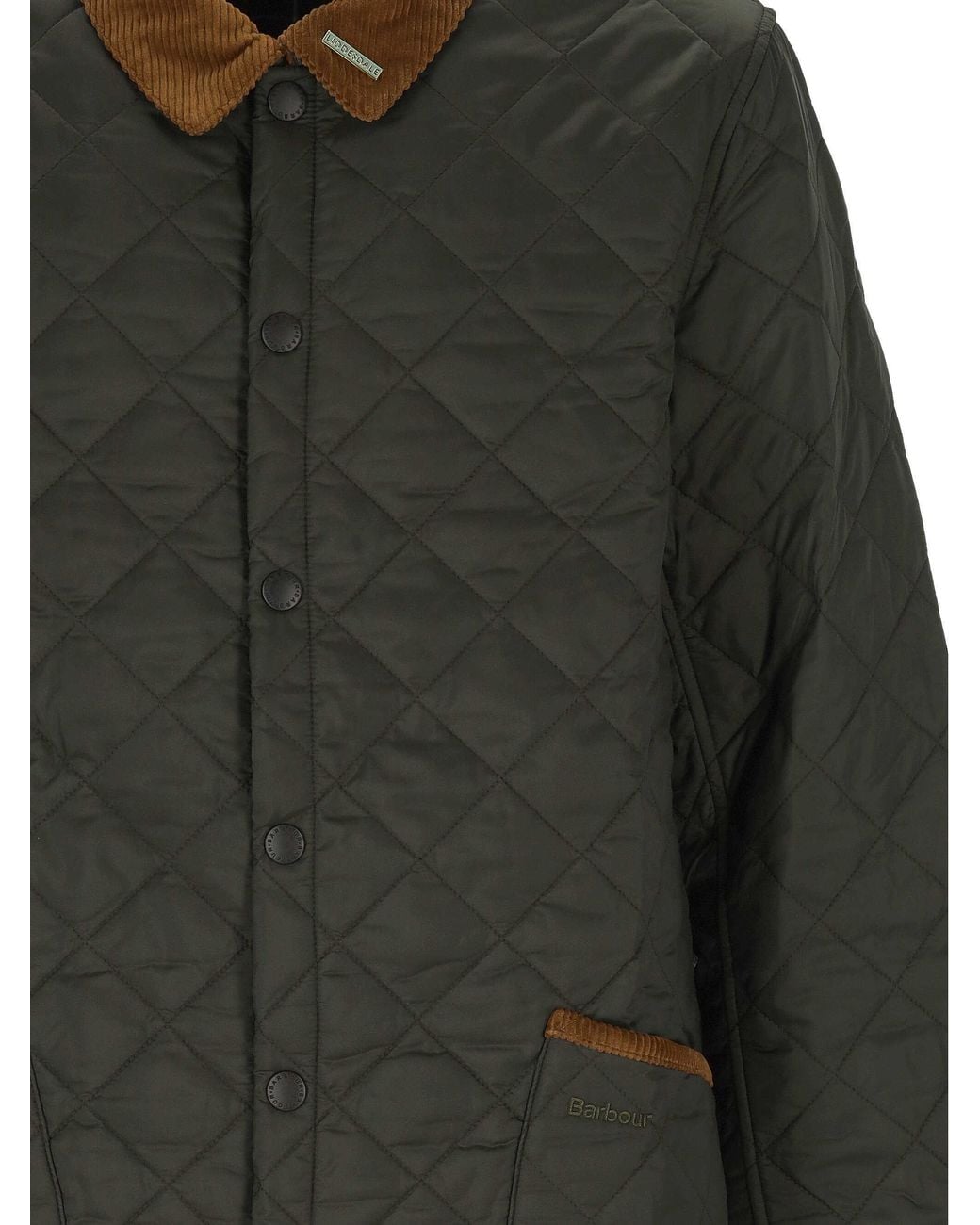 Barbour Green Quilted Jacket for men