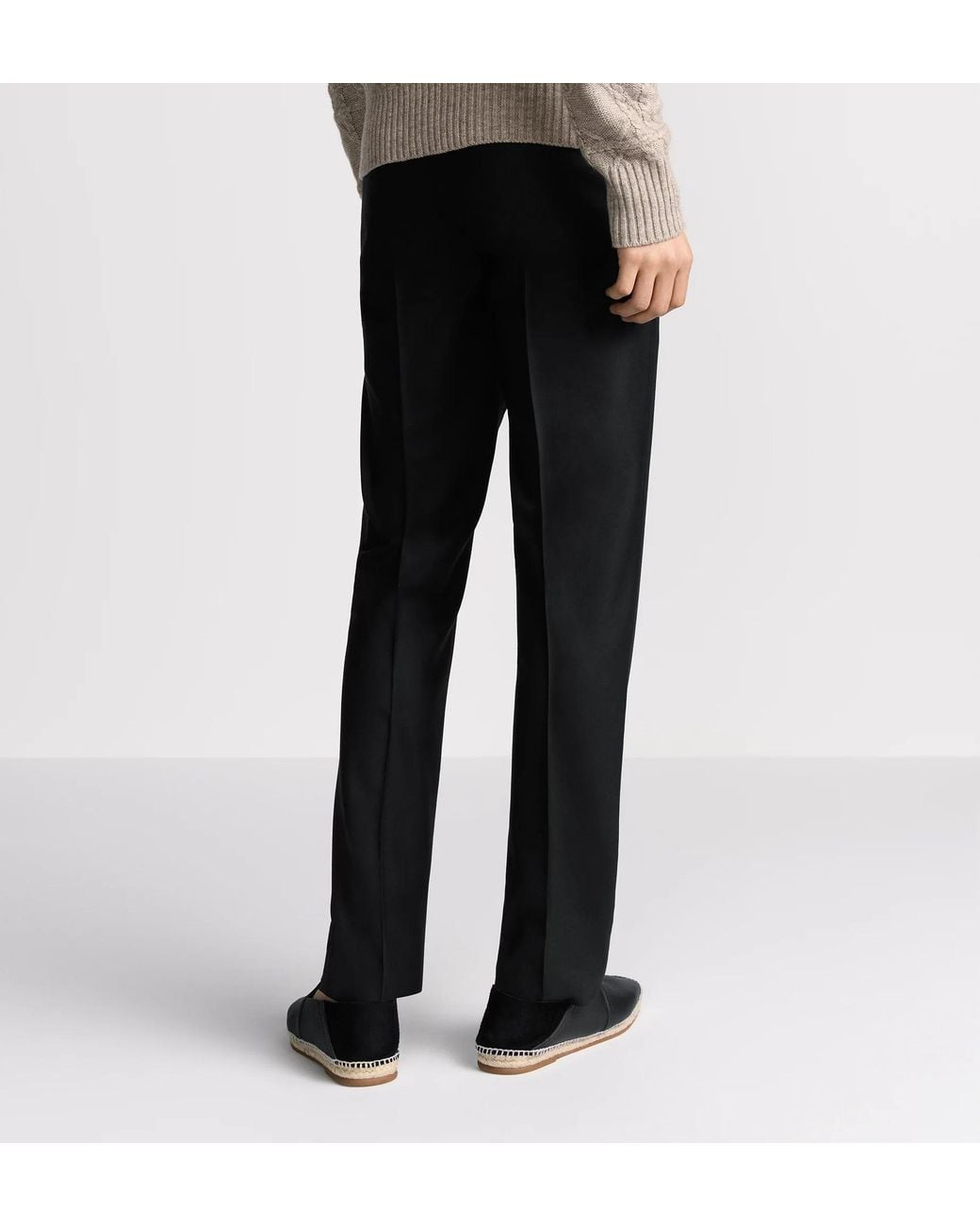 Dior Black Icons Regular-Fit Pants for men