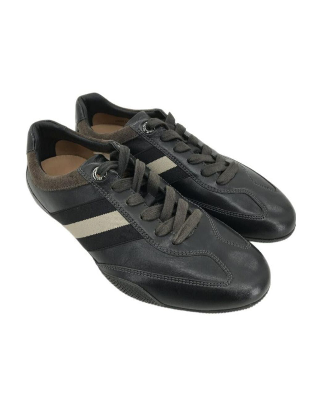 Bally Black Logo Casual Sneakers for men