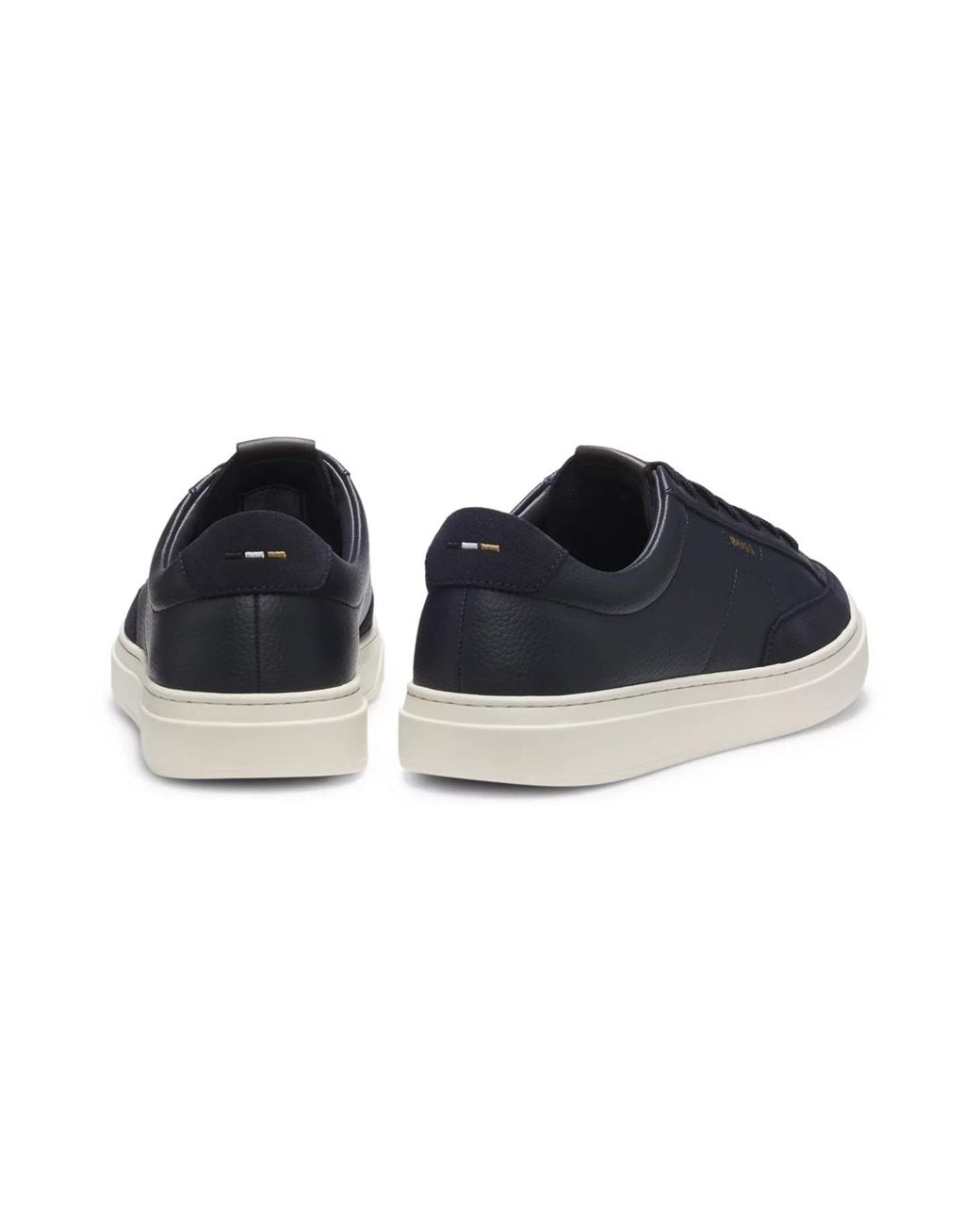 Boss Blue Logo Detail Sneakers for men