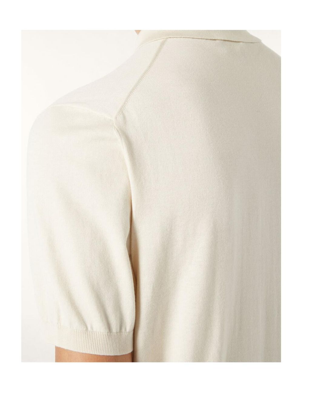 Loro Piana White Polo Shirt for men