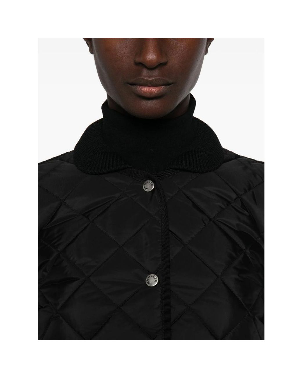 Moncler Black Long-Sleeve Cardigan