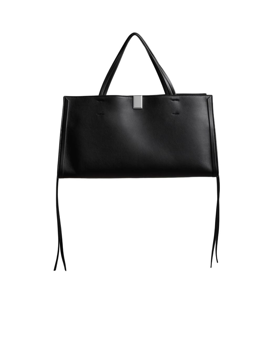 Phoebe Philo Black Double-Handle Tote Bag