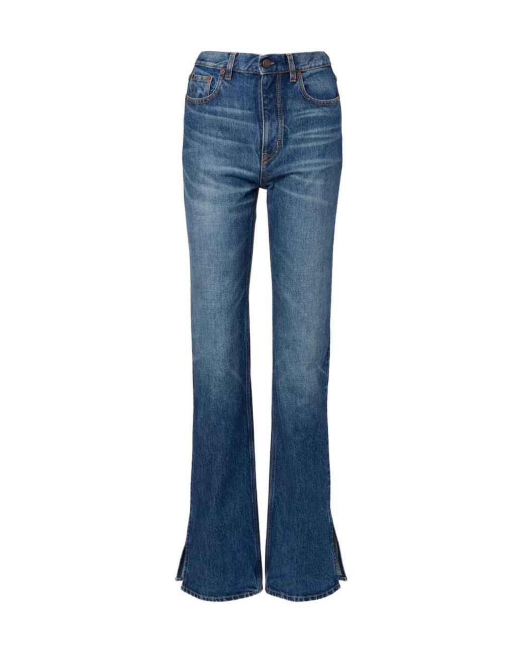 Chloé Blue High-Rise Flared Jeans