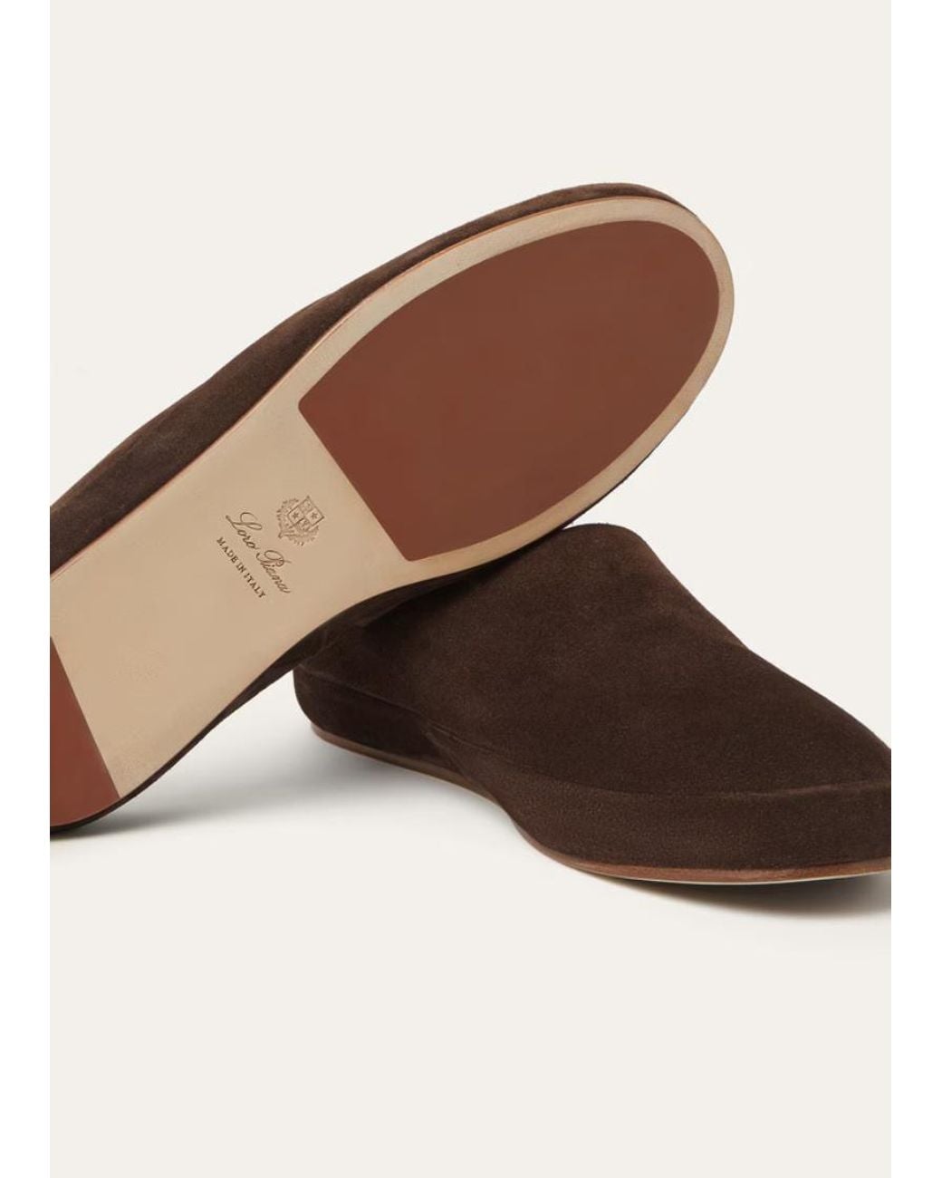 Loro Piana Brown Tomori Walk Mule for men
