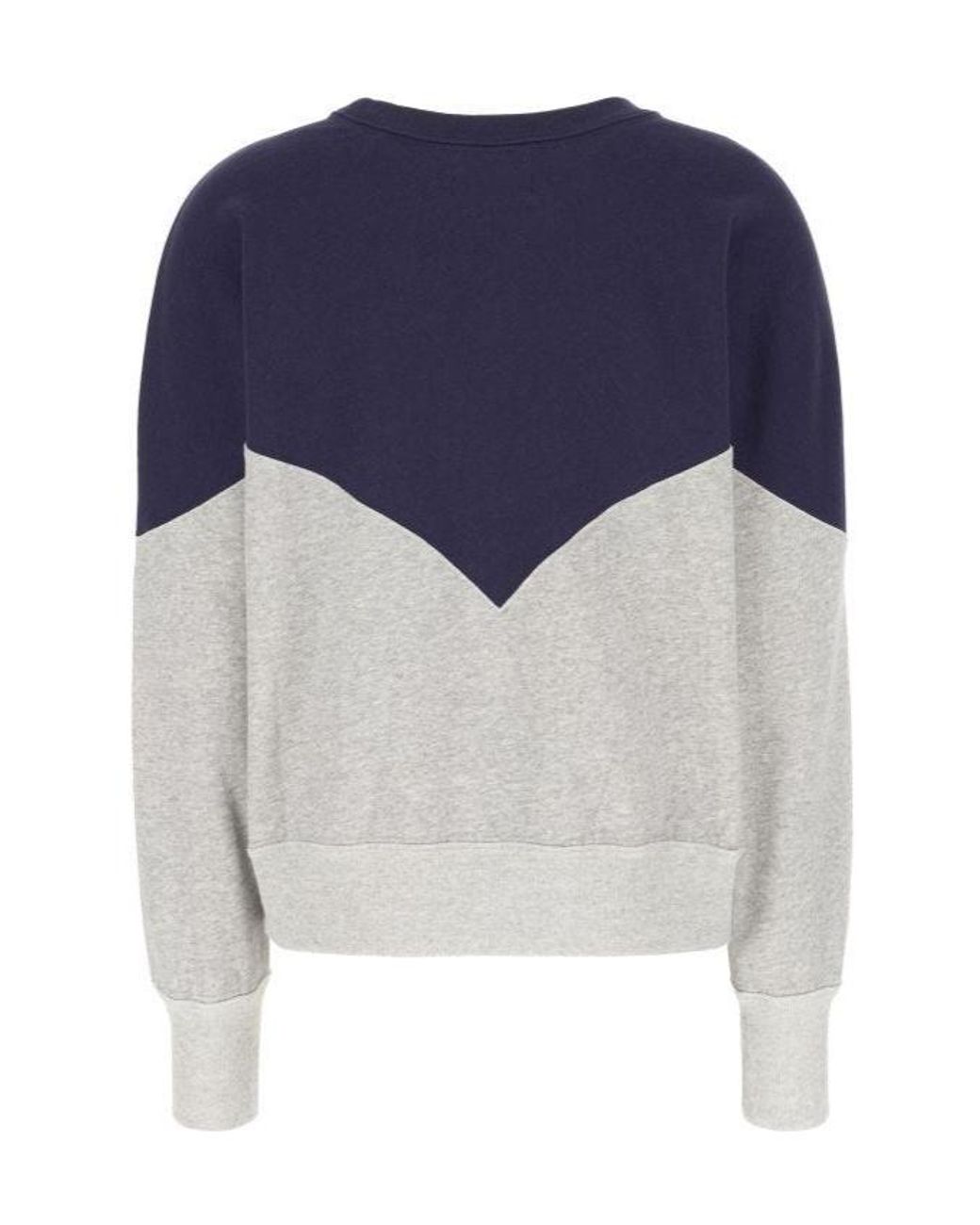 Isabel Marant Blue Isabel Marant Étoile Houston Logo Printed Crewneck Sweatshirt
