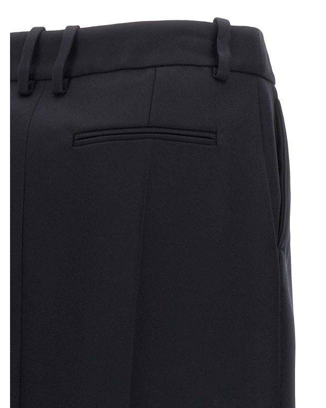 Stella McCartney Black Slit-Detailed Maxi Skirt