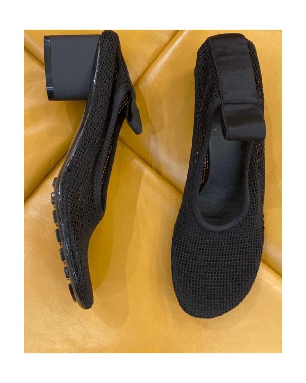 Bottega Veneta Black Thick Heels