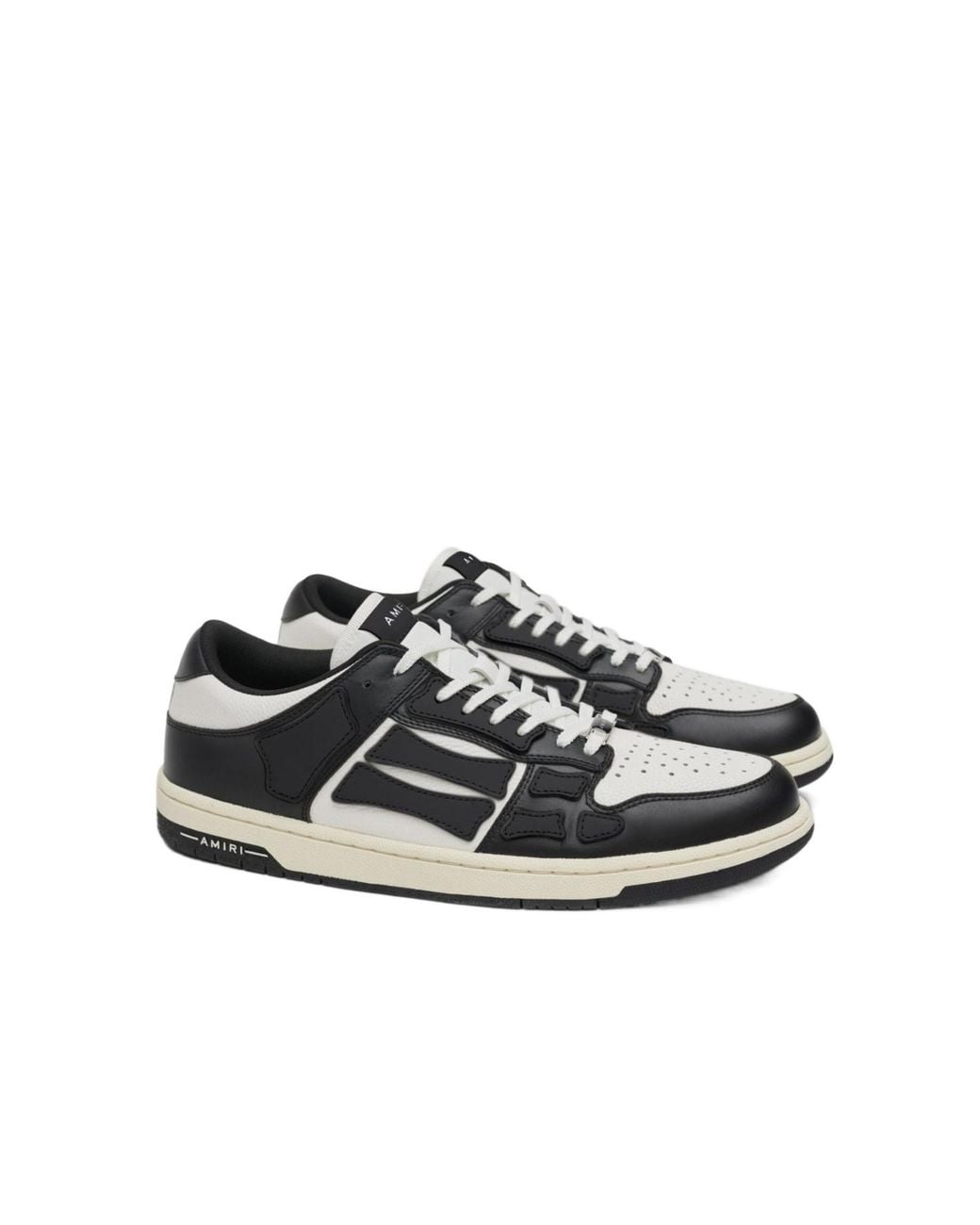 Amiri Black Skel-Top Low Sneakers