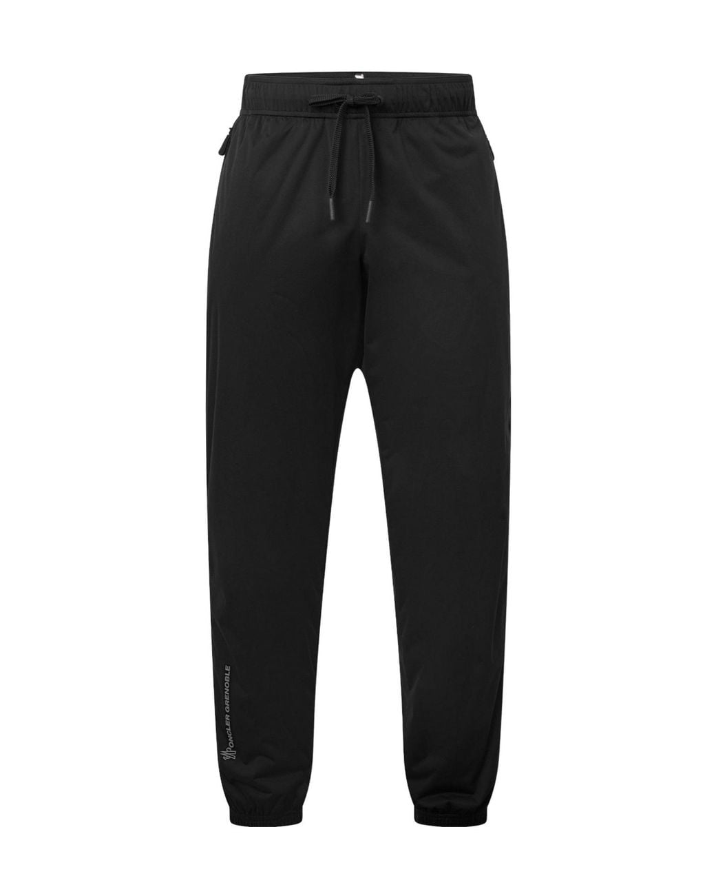 Moncler Black Drawstring Ankle Sweatpants for men