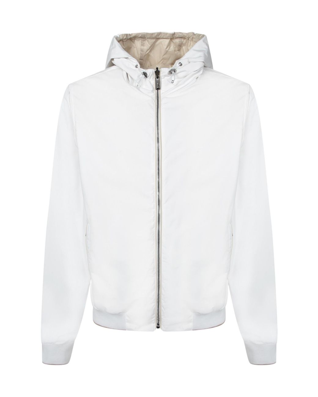 Moorer White Reversible Jacket for men