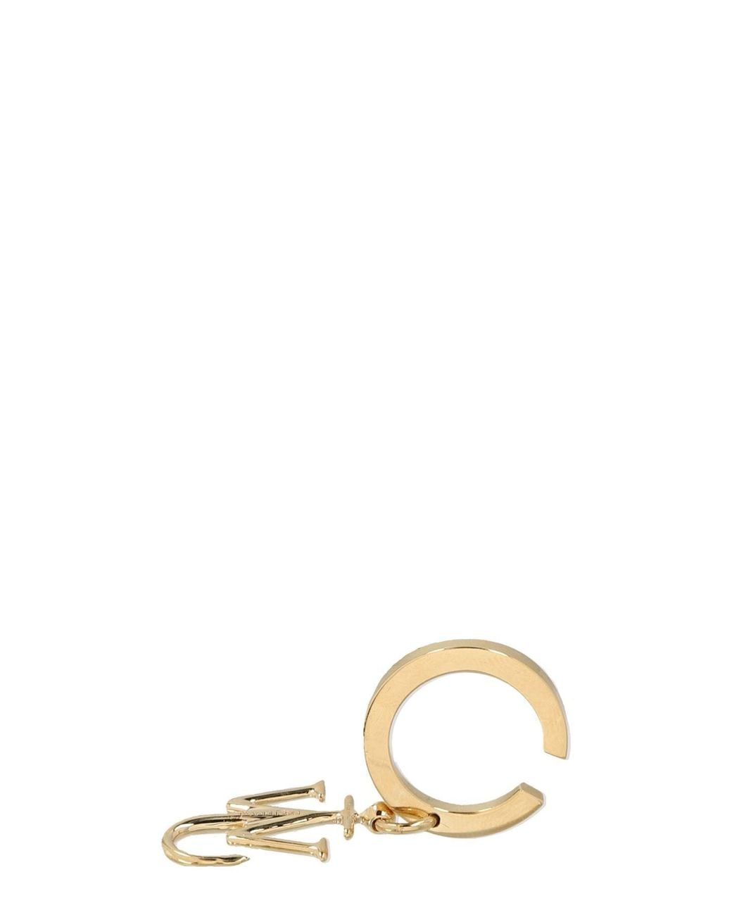 J.W. Anderson Metallic Jw Anderson Logo Plaque Ear Cuff