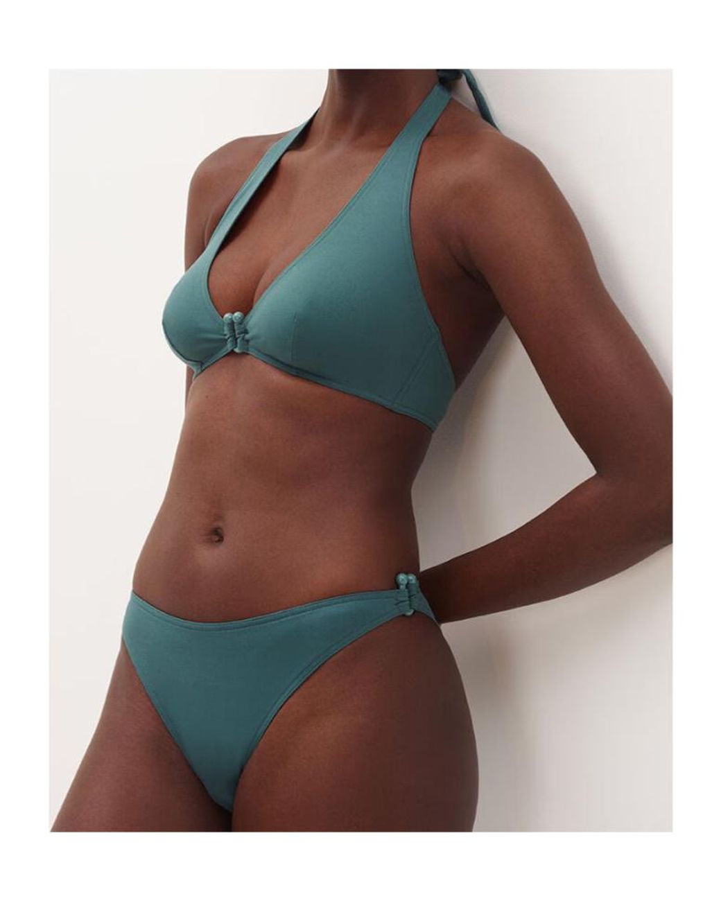 Eres Green Noctambule Triangle Bikini Top