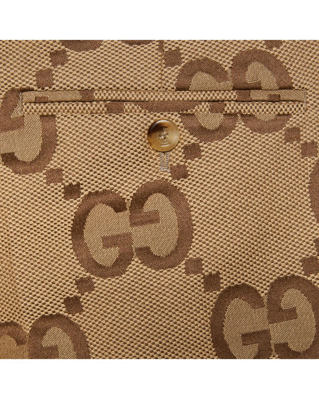 Gucci Natural Jumbo Gg Shorts for men
