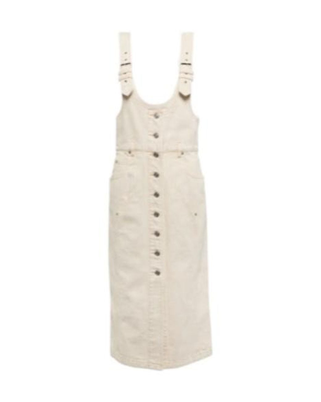 Isabel Marant White Filipine Denim Mini Dress