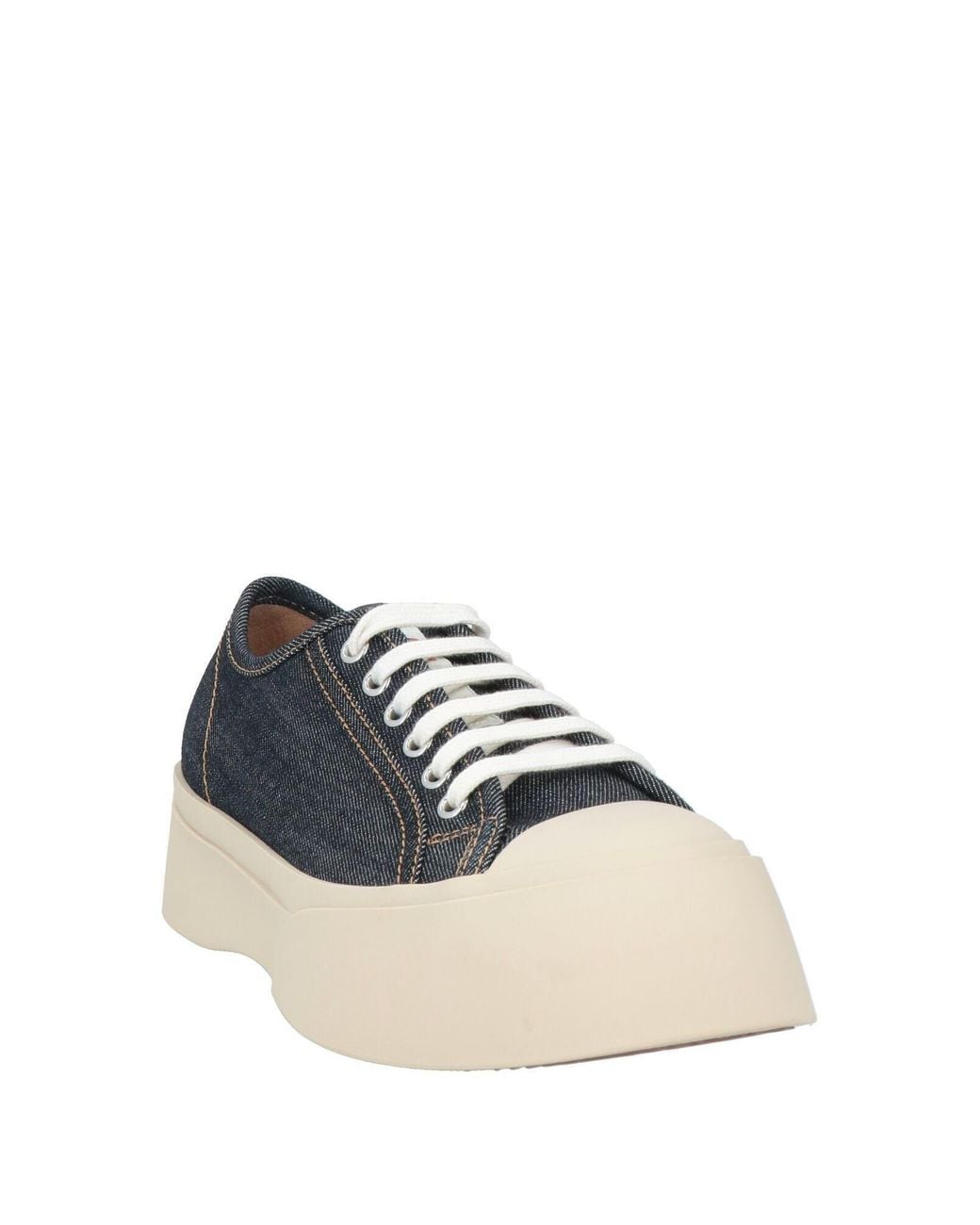 Marni Blue Low-Top Denim Sneakers